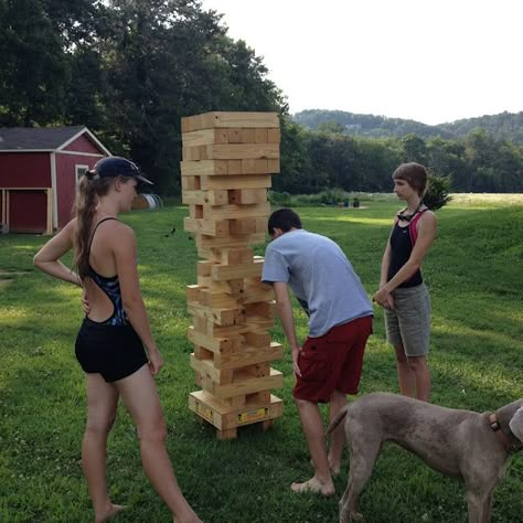 Outdoor Wedding Games, Backyard Bbq Party, Outdoor Party Games, Giant Jenga, Bonfire Party, Yard Games, Backyard Games, Outdoor Movie, Kids Party Games