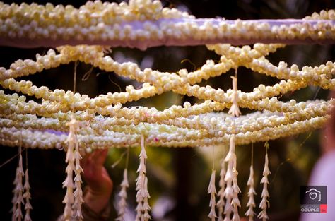 Phoolon ki Chadar, for the Bride's Entry Flower Sheet For Bride Entry, Chadar For Bride, Flower Chadar, Haldi Entry, Mallu Wedding, Wedding Ideas Indian, Flower Canopy, Bride Entrance, Wedding Centerpeices