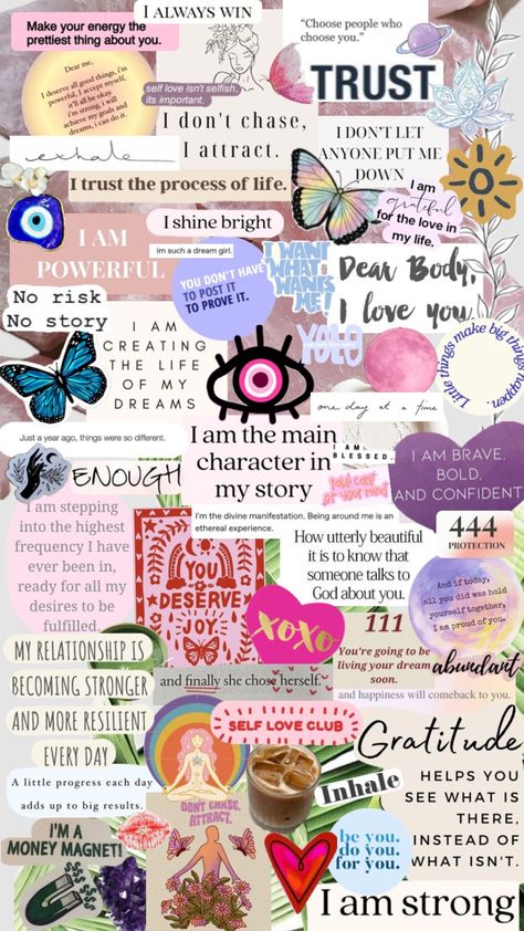 Positive Manifestation Wallpaper, Pretty Wallpaper Iphone Girly Beautiful, Pretty Wallpaper Iphone Girly, Manifesting Vision Board, Wallpaper Iphone Aesthetic, Positive Quotes Wallpaper, Spiritual Wallpaper, Vision Board Wallpaper, Vision Board Manifestation