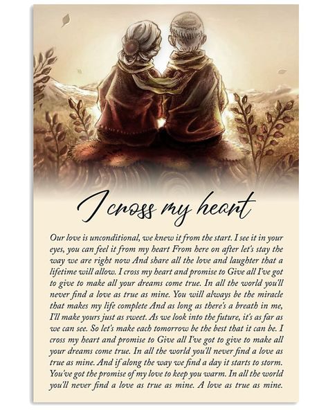 I-Cross-My-Heart Poster Art Ideas, Easter Wall Art, Easter Canvas, Valentine Poster, Couples Canvas, Couples Wall Art, Heart Poster, Lyric Poster, Poster Wall Decor