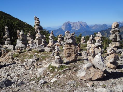 Rock Cairns, Telling Secrets, Rock Cairn, Stone Cairns, Rock Sculpture, Wildlife Habitat, Park Ranger, Smoky Mountain National Park, Bike Trips