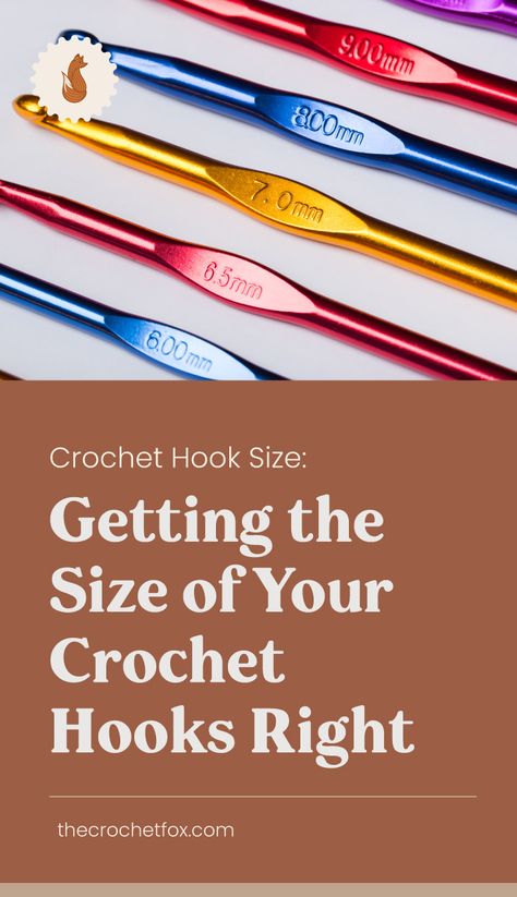 Crotchet Hook, Crochet Hook Sizes Chart, Crochet Hook Holder, Crochet Hook Size, Crochet Classes, Japanese Crochet, 4mm Crochet Hook, Steel Crochet Hooks, Crochet Size