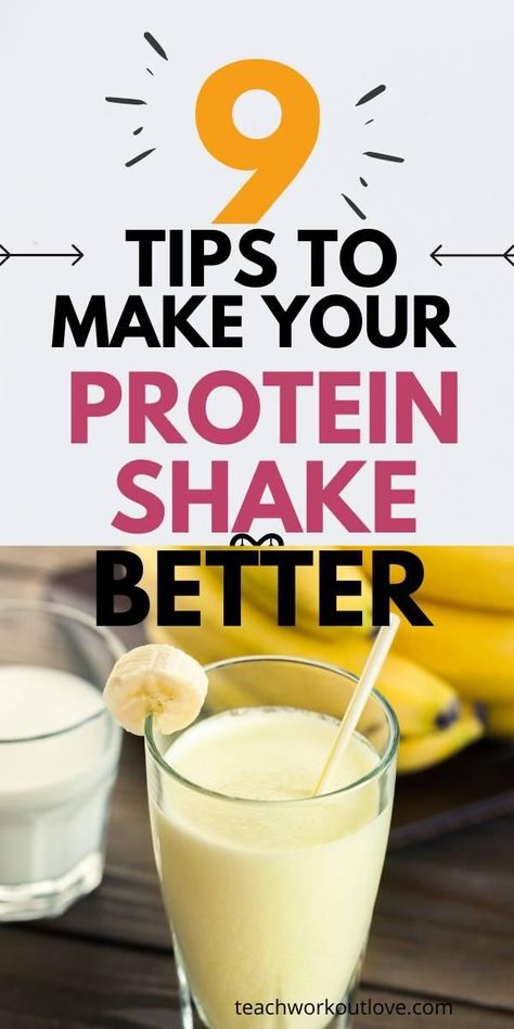 Pea Protein Shake Recipes, How To Make Protein Powder Taste Better, Whey Smoothie Recipes, Boost Protein Drink, Basic Protein Shake, Protein Powder Recipes Shakes, Morning Protein Shake, Easy Protein Shakes, Best Whey Protein Powder