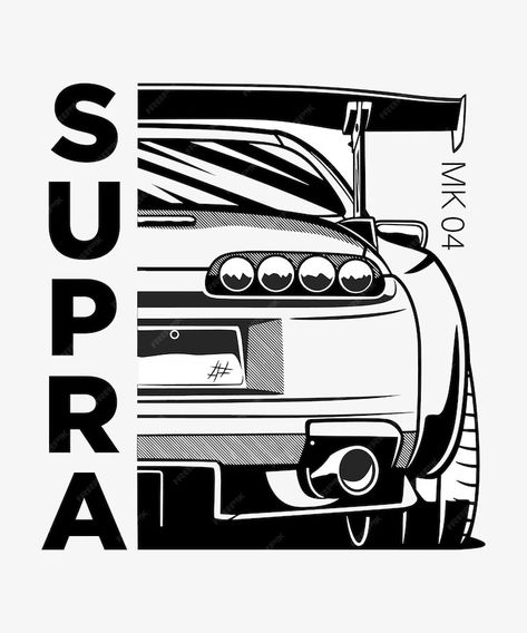 Premium Vector | A white graphic of a car with the words supra on the front. Supra Drawing, Cars Vector, Hip Hop Street Style, Car Png, Graphic Work, Summer Tattoo, Skin Photo, Car Frames, Car Charms Mirror