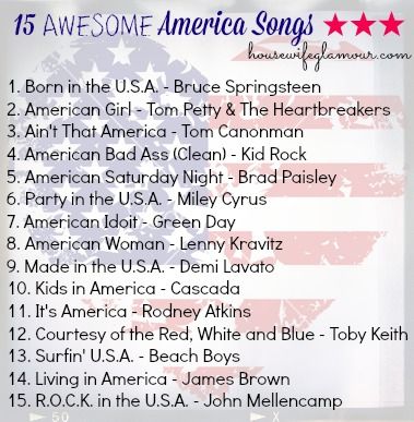 15 Awesome America Songs 4th Of July Music, Citizenship Party, Save 1000, 4th Of July Party Ideas, America Birthday, Fourth Of July Party, Christmas Savings, Forth Of July, 4th Of July Ideas