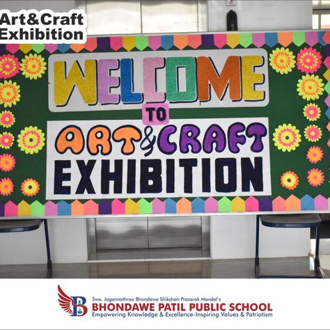 #ArtAndCraftExhibition  We have recently organized the Art & Craft Exhibition at our school. Our students have participated very enthusiastically in the exhibition and shared their creativity & masterpieces.  #SchoolPrograms #StudentsActivities #SchoolInWaluj #BhondawePatilPublicSchool Art And Craft Exhibition In School, Ideas For School Exhibition, Art Exhibition Ideas School, Drawing Ideas For School, Mother Earth Drawing, Exhibition Poster Design, Craft Exhibition, School Reference, Exhibition Banners