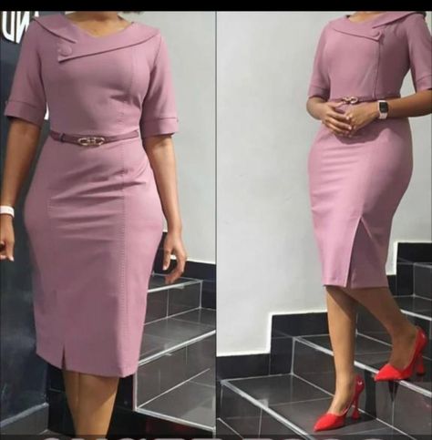 Corporate Dress For Plus Size, Formal Office Tops For Women, Dress Suits For Women Classy Office Wear, Formal Outfits For Women Office Wear Classy Work Dresses, Tailored Dresses For Women, Office Dresses For Women Work Attire, Official Dresses For Work, Corporate Gowns, Official Dresses