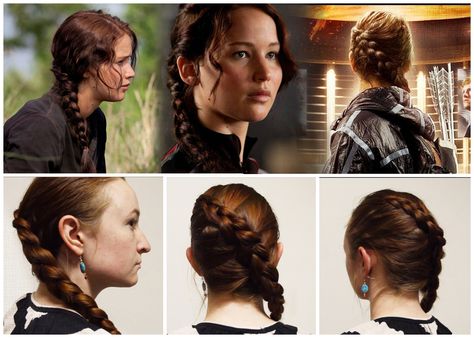 The famous diagonal braid Geek Hairstyles, Star Wars Padawan Braid, Danyeres Targaryen Hairstyle, Diagonal Braid, Hunger Games Hair, Padawan Braid Girl, Diagonal Braid Updo, Danaerys Targaryen Hair Braids, Coco Hair