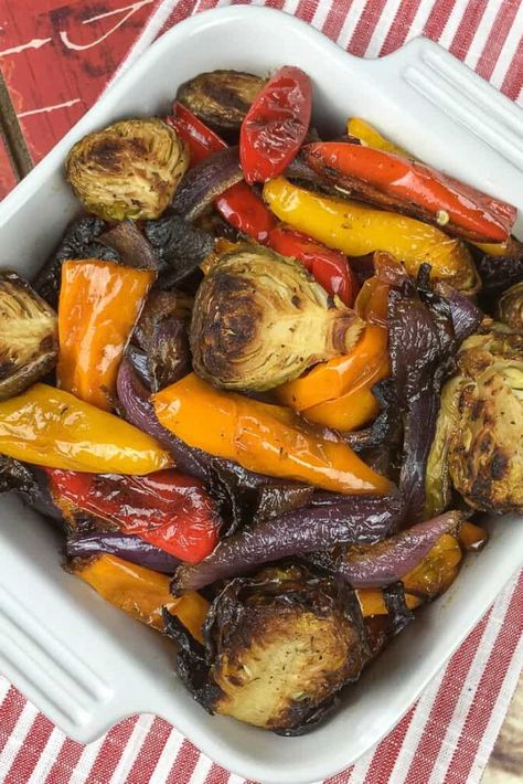 Healthy Mediterranean Roasted Veggies Mediterranean Roasted Vegetables, Roasted Vegetables Healthy, Leftover Vegetables, Roasting Vegetables, Mediterranean Flavors, Oven Vegetables, Roasted Vegetables Oven, Mediterranean Spices, Roasted Vegetable Recipes