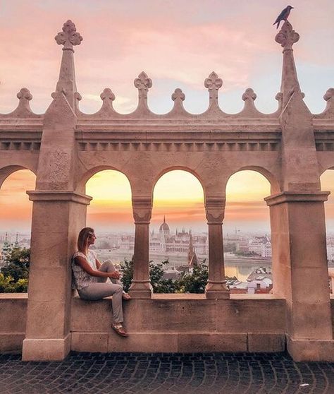 Budapest Vacation, Fisherman's Bastion, Travel Photoshoot, Hungary Travel, Budapest Travel, My Travel, Most Beautiful Cities, Budapest Hungary, Vienna Austria