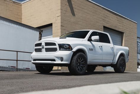 White Dodge Ram, Ram Trucks Lifted, Exterior Upgrades, Lifted Dodge, 2019 Ram 1500, Dodge Truck, Dodge Trucks Ram, Dodge Trucks, Ram Trucks