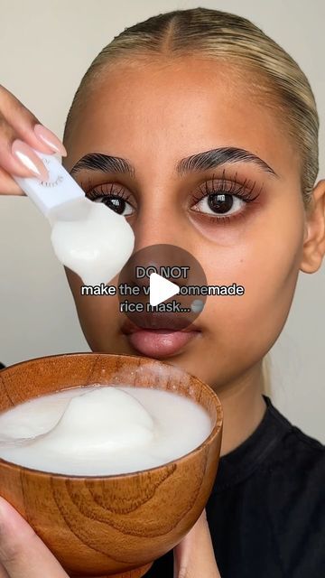 Laila paul on Instagram: "If you haven’t made the homemade rice mask your missing out 🫢🍚😶‍🌫️☁️

#rice #mask #kbeauty #skin" Tumeric Masks, Rice Mask, K Beauty, Rice, Mask, Skin, On Instagram, Quick Saves, Instagram