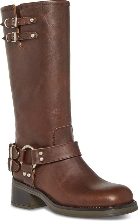 Steve Madden Astor Knee High Moto Boot (Women) | Nordstrom Moto Boots, Christmas List, Knee High Boots, Steve Madden, Knee High, Womens Boots, Nordstrom, Boots, Free Shipping