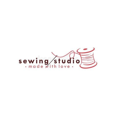 Needle Logo Design Sewing, Stitching Logo Design, Tailor Illustration, Sewing Business Logo, Yarn Fashion, Sewing Logo Design, Graphic Designer Studio, Craft Boutique, Bold Logo Design