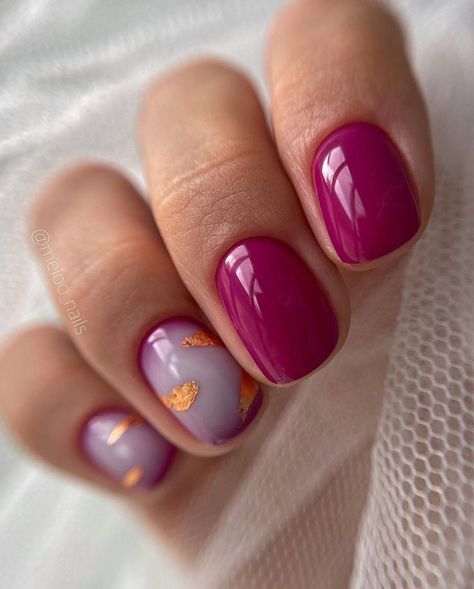 November Nails Designs, November Nail Art, November Nails Fall, Christmas Nails Designs, Magenta Nails, November Nail Designs, Wow Nails, November Nails, February Nails