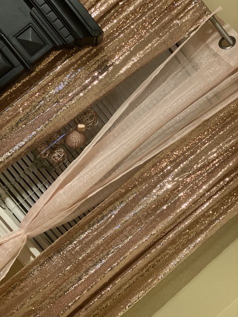 Made from Backdrops on Amazon Rose Gold Curtains, Gold Curtains, Roman Shades, Bathroom Ideas, Home Diy, Curtains, Rose Gold, Gold, Quick Saves