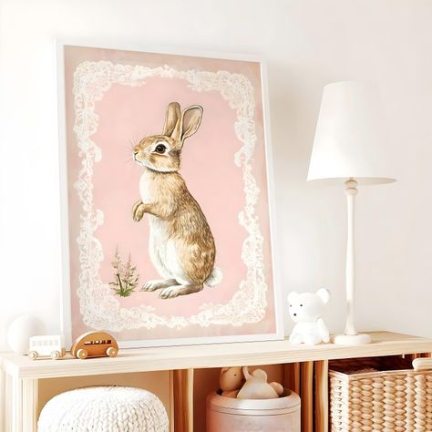 Bunny Nursery, Nursery Art Prints, Girl Room, Nursery Art, Nursery Decor, Nursery, Art Prints, Art