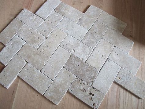 Paver Fireplace, Master Fireplace, Kitchen Tile Floor, Ivory Travertine, Travertine Bathroom, Travertine Floor Tile, Outdoor Kitchen Countertops, Travertine Floors, Flooring Inspiration