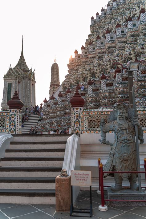 Wat Arun, Bangkok at sunset Wat Arun Bangkok, Bangkok Tourist, Bangkok Shopping, Wat Arun, Bangkok Hotel, Bangkok Travel, Se Asia, Sports Bar, Cambodia