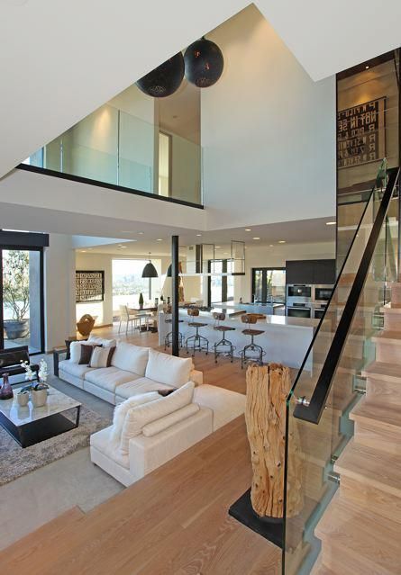 Modern House Design Interior, Design Interior Modern, Stair Case, Interior Modern, Living Room Decor Modern, Minimalist Living, A Living Room, Minimalist Living Room, Design Living