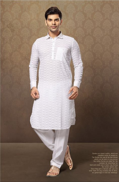 High quality ATOOL white chikankari embroidery pathani salwar pyjama set Pathani Salwar, Indian Women Clothing, Chikankari Embroidery, Clothing Wholesale, Kurta Pajama, Indian Clothing, Mens Wear, Ladies Dress, Indo Western