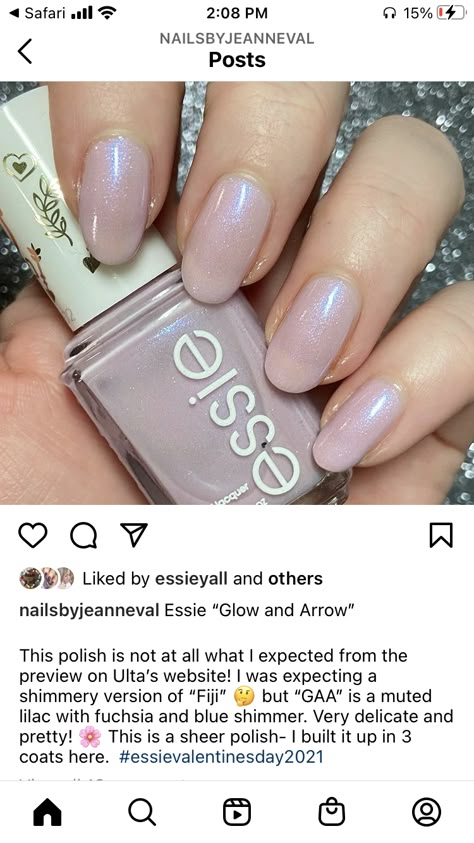 Essie Glow And Arrow, Essie Imported Bubbly, Essie Shimmer Nail Polish, Essie Chrome Nail Polish, Tan Nail Polish, Nurse Nails, Nail Dipping Powder Colors, Essie Nail Polish Colors, Taupe Nails