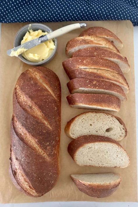 Pantry Mama Discard Sandwich Bread, Sourdough French Loaf Bread, Sourdough French Loaf, French Bread Sourdough, Sour Dough French Bread Recipe, French Sourdough Bread, French Bread Sourdough Discard, Pantry Mama Sourdough Sandwich Loaf, Pantry Mama Sourdough Discard