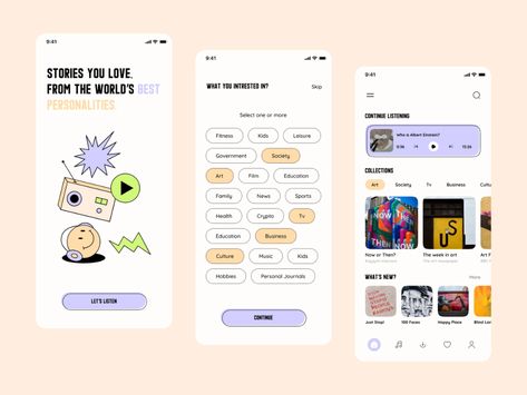 App Character Design, Retro App Design, Cool App Design, Bondee App, Game App Ui, Mobile Design Layout, Website Interface Design, Modern App Design, App Design Ideas