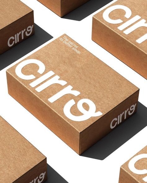 Mia Yehorova | Crafting the perfect brand identity for the softest pillow on the market. CIRRO 🩵 Brief by @modernbrief… | Instagram Packaging Box Design Inspiration, Craft Packaging Design, Craft Box Design, Pillow Packaging Design, Shipping Box Design, Creative Packaging Design Inspiration, Packing Box Design, Photo Packaging, Japanese Packaging