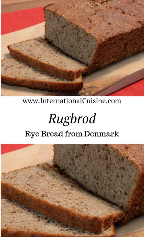 Danish Rye Bread, Rye Bread Recipe, Denmark Food, Danish Recipes, Danish Cuisine, Rye Bread Recipes, Regional Food, Scandinavian Food, Danish Food