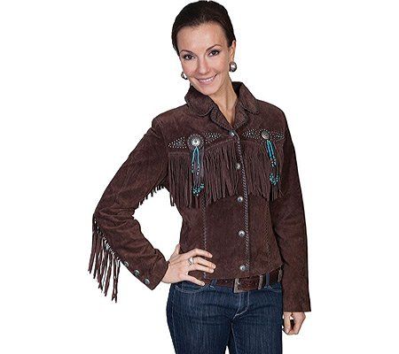 Scully Women's Fringe And Beaded Boar Suede Leather Jacket - L152-86 *** This is an Amazon Affiliate link. Check out this great product. American West Handbags, Beaded Jacket, Western Jacket, Leather Company, Jacket Outfit, Fringe Jacket, Cowgirl Outfits, Suede Fringe, Boutique Tops