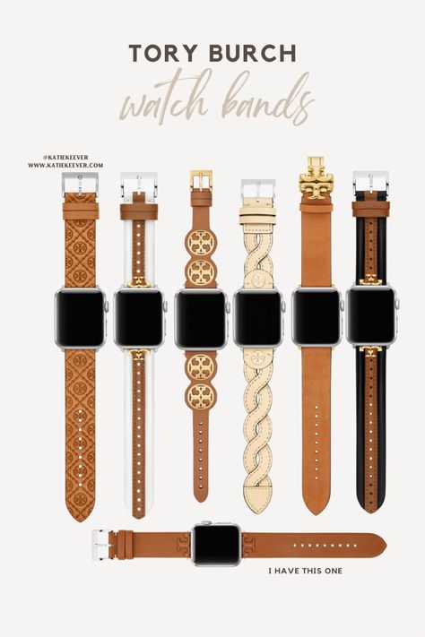 Tory Burch Apple Watch Band, Dressy Apple Watch Bands Women, Designer Apple Watch Bands, Classy Apple Watch Bands, Cute Apple Watch Bands Aesthetic, Aesthetic Apple Watch Bands, I Watch Bands For Women, Apple Watch Bands Women Fashion, Apple Watch Bands Aesthetic