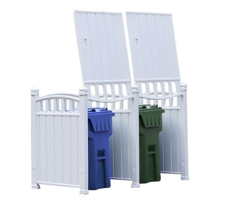 Garbage Enclosure, Outdoor Garbage Storage, Garbage Can Shed, Trash Can Storage Outdoor, Hide Trash Cans, Garbage Can Storage, Garbage Shed, Bin Shed, Recycling Storage