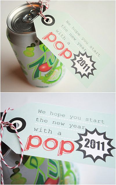 I didn't get around to doing neighbor Christmas gifts. Maybe I will do this for New Years Secret Pal Gifts, Gift Calendar, Marketing Gifts, Pop Party, Apartment Marketing, Secret Pal, Marketing Gift, Neighbor Christmas Gifts, Appreciation Ideas