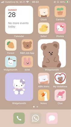 Ios App Iphone, Iphone Wallpaper Ios, Iphone Home Screen Layout, Seni Dan Kraf, Cute App, Iphone Organization, Phone Inspiration, Iphone App Layout, Iphone Photo