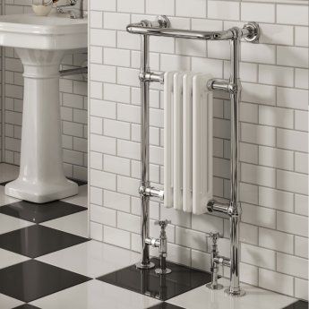 Radiator Bathroom, Victorian Style Bathroom, Traditional Radiators, Horizontal Radiators, Bathroom Radiators, Downstairs Toilet, Shower Fittings, Column Radiators, Kitchen Sink Taps