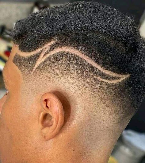 Hair Tattoo Men, Barber Store, Hair Tattoo Designs, Fade Haircut Designs, Haircut Designs For Men, Hair Designs For Men, Barber Haircuts, Cool Hair Designs, Waves Haircut