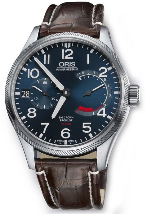 Oris Watch Big Crown ProPilot Calibre 111 #add-content #bezel-fixed #bracelet-strap-crocodile #brand-oris #case-material-steel #case-width-44mm #date-yes #delivery-timescale-call-us #dial-colour-blue #discount-code-allow #gender-mens #luxury #movement-manual #new-product-yes #official-stockist-for-oris-watches #packaging-oris-watch-packaging #power-reserve-yes #style-dress #subcat-big-crown-propilot #supplier-model-no-01-111-7711-4165-set-1-22-72fc #warranty-oris-official-2-year-guarantee Oris Big Crown, Nice Watches, Oris Watches, Big Crown, Watch Big, Jet Engine, Pilot Watch, Free Bracelet, Crocodile Leather