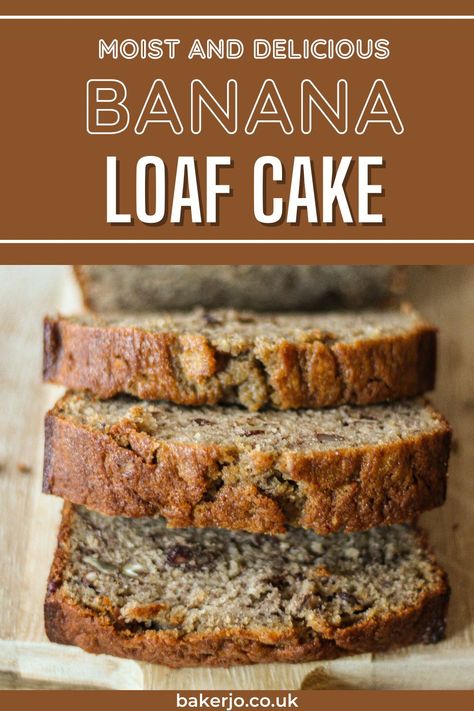 Banana Cake Loaf Recipe, Banana Loaf Recipe Easy, Banana Loaf Cake Recipes, Banana Loaf Recipe Moist, Banana Cake Decoration, Banana Bread Recipe Uk, Banana Loaf Recipe, Quick And Easy Banana Bread Recipe, Banana Loaf Cake