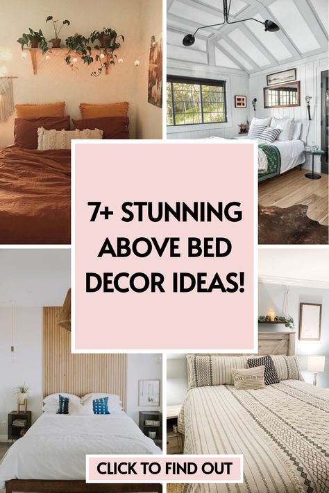 7 above bed decor ideas Above The Bed Neon Sign, Couples Above Bed Decor, Decor To Put Above Your Bed, Hobby Lobby Above Bed Decor, Style Above Bed, Paintings For Above Bed, Bed Against Wall Ideas Corner, Above Headboard Decor Ideas, Above Bed Wall Decor Ideas