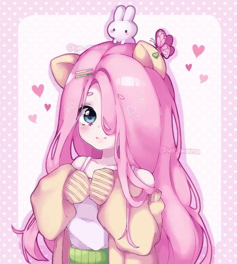 Fluttershy Pfp Human Fanart, Flutter Shy Fanart, My Little Pony Human Fanart, Mlp Fluttershy Fanart, Human Fluttershy Fanart, Fluttershy Human Fanart, Anime Fluttershy, Mlp Fan Art Human, Fluttershy Fanart Human