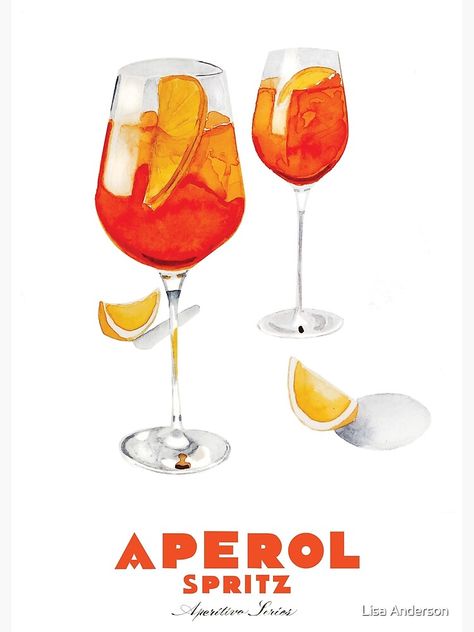 Aperol Spritz Poster, Italian Aperitivo, Series Painting, Geometric Origami, Summer Illustration, Dorm Posters, Cocktail Art, Wine Art, Aperol Spritz