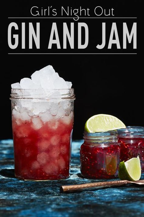 Gin And Jam, Gin Drink Recipes, Liquid Lunch, Gin Recipes, Party Cocktails, Gin Cocktail Recipes, Gin Drinks, Gin Cocktail, Easy Drink Recipes