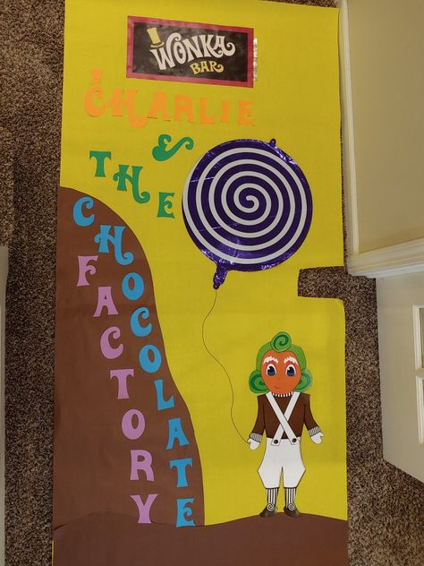 Wonka Party, Hoco 2024, Storybook Theme, Teacher Doors, Door Decorating, Boys And Girls Club, Speech Room, 2023 Christmas, Willy Wonka