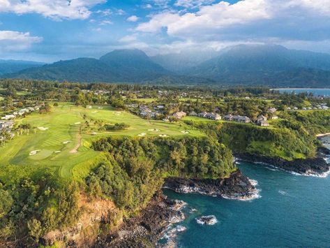 Hawaiian island of Kauai serves up oceanfront eye-candy for golfers Hawaii Golf Courses, Kauai Activities, Hawaii Things To Do, Golf Girl, Start Manifesting, Kauai Hawaii, Hawaiian Islands, Golfers, Kauai