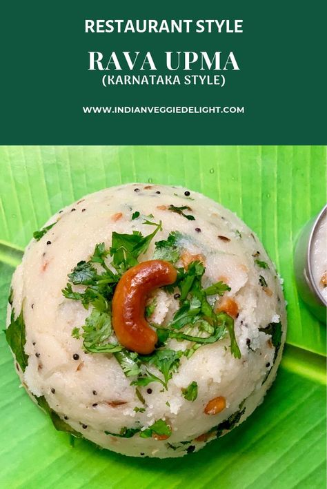 Rava Upma, South Indian Breakfast Recipes, South Indian Breakfast, Upma Recipe, Breakfast And Brunch, Veggie Delight, Indian Breakfast, South Indian Food, Indian Snack Recipes