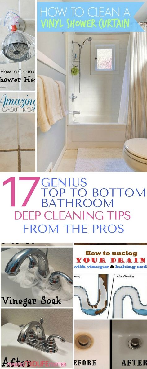 These 17 Genius Bathroom Cleaning Hacks and Tips will help you super clean like a professional! Clean Hacks, Deep Cleaning Hacks, Casa Clean, Cleaning Painted Walls, Glass Cooktop, Bathroom Cleaning Hacks, Vinegar Cleaning, Deep Cleaning Tips, Davao