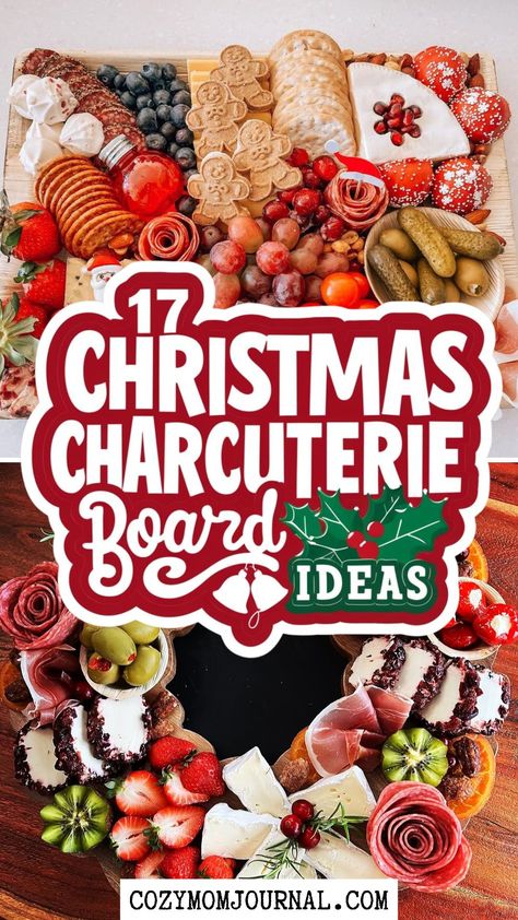 17 Christmas Charcuterie Board Ideas Your Guests Will Love Charcuterie Board Ideas Fun, Non Traditional Charcuterie Board Ideas, Creative Charcuterie Board Themes, Unique Charcuterie Board Ideas Christmas, Charcuterie Christmas Board Ideas, Xmas Charcuterie Board Ideas, Snowman Charcuterie Board, Christmas Party Charcuterie Board, Creative Charcuterie Board Ideas