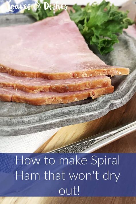 Spiral Sliced Ham Recipe, How To Cook A Spiral Ham, Spiral Sliced Ham In Crockpot, Ham With Glaze, Cooking Spiral Ham, Juicy Ham, Spiral Sliced Ham, Paula Dean, Spiral Ham