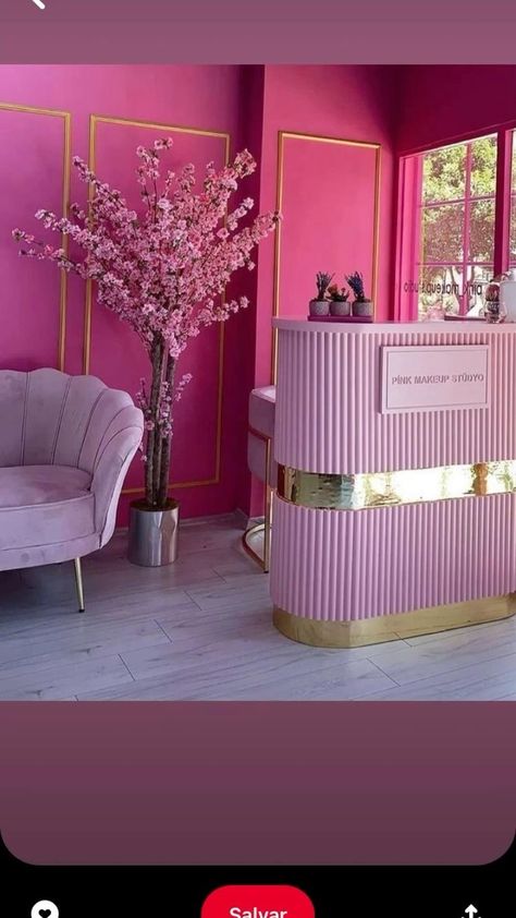 Beauty Shop Decor, Makeup Studio Decor, Nail Salon Interior Design, Nail Salon Interior, Beauty Room Salon, Esthetician Room Decor, Spa Room Decor, Salon Suites Decor, Store Design Boutique